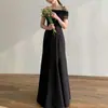 Vestido de Noite Estilo Coreano Alça Simples Sereia Nicho Alto Padrão Certificado de Noivado Banquete Elegante Fotografia de Viagem Vestido de Noiva Leve para Mulheres