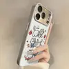 Gatinho de Skate Adequado para Apple 17Promax Personalizado 16 Novo Modelo 15 Capa de Celular Iphone13 Espelho Design Criativo