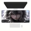 Mouse Pad de Jogo de E-Sports Bidimensional de Personagem de Anime Grande de Alta Qualidade Espessado e Resistente a Manchas Teclado de Computador Pad de Mesa