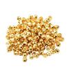 Cuentas Láser Ai Yu Conservación del Color Chapadas en Oro de 18 Quilates, Cuentas Espaciadoras, Cuentas Facetadas, Accesorios para Pulseras, Kit para Manualidades con Cuentas Hechas a Mano S4032303