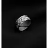 Soul Collision 2026 Colección Otoñal Nueva: Anillo Abierto Personalizado Estilo Oscuro Martillado Original de Diseñador