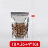 Bolsas Aluminizadas Auto-Soportantes Auto-Sellantes, Bolsas Semi-Transparentes Sellables para Comida de Gato y Perro, Bolsas de Empaque de Alimentos, Bolsas de Papel de Aluminio, Grado Alimenticio
