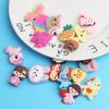 Fabricante Personalizado Al Por Mayor en Stock Hebilla de Zapato de Goma Suave PVC Crocs Accesorios Pequeños Accesorios de Dibujos Animados Flores Lindas para Zapatos DIY