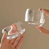 Taza de té pequeña de cristal de fábrica, taza maestra, taza de vidrio china simple, taza de té transparente, taza de degustación de té, taza de té