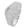 Reloj MISSFOX transfronterizo Baida moda lleno de diamantes hip hop estrellado luminoso reloj de cuarzo para hombre