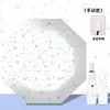 Bonito Paraguas Plegable Totalmente Automático, Doble Uso para Sol y Lluvia, Protección Solar, Recubrimiento Negro, Paraguas de Sol Plegable para Estudiantes