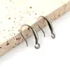 Minería térmica transfronteriza acero inoxidable gancho para oreja de presión de aceite anillo de soldadura gancho para oreja de alambre en U bañado en oro al vacío accesorios de joyería DIY pendiente Venta al por mayor
