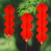 Año Nuevo y Festival de Primavera Serie Roja faroles de papel panal faroles de plástico impermeables celebración de festival decoración de apertura