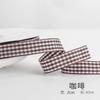 Rollo Grande Cinta de Cuadros Hecho a Mano Diadema DIY Cinta de Moño Flores Empaque de Regalo Cinta de Cuadros Houndstooth Venta al por Mayor