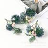 Diadema de flor artificial base Mori accesorios DIY ramillete sombrero de paja mar de flores bola de espinas de erizo de mar ramo pequeño material planta de simulación