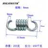 Resorte de tensión para hamaca, resorte colgante para silla colgante, canasta colgante de hierro galvanizado