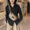 Nueva bolsa de pecho casual de moda, riñonera para mujer, versátil, estilo coreano de celebridad de internet, bandolera cruzada, bolso pequeño