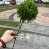 Fabricante de Flores Artificiales para Bodas Verdes Hortensia Verde Rosa Rocío de Golondrina Loto Bola de Cebolla Decoración Suave para Bodas Flor Artificial al por Mayor
