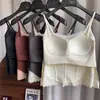 Camisola de encaje estilo francés de puro deseo para otoño e invierno con copas en el pecho para mujer, corte ajustado, adecuada tanto para llevar debajo como por encima, top adelgazante y cálido