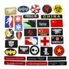 PVC Soft Glue Bandeira Vermelha Da China Braçadeira De Velcro Spot Exército Ventilador Mochila Adesivo Gancho Adesivo De Rosto Adesivo De Vestuário Adesivo Decorativo