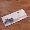 Paño de Cocina Estilo Chino al por Mayor Fuerte Absorción de Agua Paño para Tetera Posavasos para Tazas de Té Paño de Limpieza de Algodón Puro Toalla Accesorios para Utensilios de Té