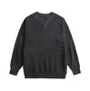 Suéter de punto tipo Henley Yidao Vintage 2026 Otoño Nuevo Retro Americano Sencillo Color Sólido Holgado Texturizado