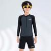 Traje de baño para niños con protección solar, secado rápido, manga larga dividida, traje de buceo cálido para niños y niñas, ropa cómoda para medusas, traje de baño para niños medianos y grandes