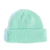 Sombrero de Piel de Melón Otoño e Invierno Estilo Coreano Sombrero de Calle para Propietario Sombrero de Punto Cálido Sombrero Versátil para el Frío Hilo Grueso Sombrero de Lana Tejido Acrílico