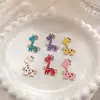 Jirafa de Dibujos Animados Doble Colgante DIY Collar Pulsera Dijes Joyería Venta Directa de Fábrica, Disponible para Lotes Mixtos Ventas Transfronterizas