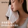 Sanli Toalla Patrón Perla Toalla Facial Tipo Desplegable 60 Piezas Toalla Limpiadora Removedor de Maquillaje Algodón Fibra Natural Mismo Estilo Salón de Belleza