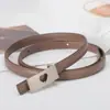 Cinturón de Cuero para Mujer, Cinturón de Cuero de Vaca para Mujer, Casual y Versátil, Decorativo, de Gama Alta, Adecuado para Jeans, Accesorios de Cuero Genuino