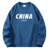 Sudadera de Cuello Redondo Nueva de Comercio Exterior para Hombre Primavera y Otoño Nueva de Moda Estudiantes Jóvenes Holgada Versátil Casual Parejas Talla Grande Superior