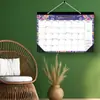 Calendário Criativo Popular da Amazon 25-26 Versão em Inglês Grande Calendário de Parede Contagem Regressiva de 18 Meses Personalização de Fábrica