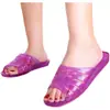 Pantuflas de Cristal para Mujer para Uso Interior en Verano, Antideslizantes, Sin Olor, Uso en Baño del Hogar, Sandalias para Mujer de Suela Gruesa Anti-Olor para Todas las Estaciones