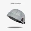 Gorra de malla de verano transfronteriza nueva y moderna, a la moda y transpirable, para circunferencia de cabeza grande, gorra sin visera para hombre