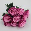 Ramo de rosas de simulación de comercio exterior, flores falsas, decoración del hogar, accesorios de fotografía, rosas, 10 rosas rojas