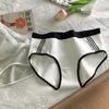 Calcinhas sexy sem costura de algodão puro para mulheres, estilo esportivo japonês, tangas para meninas