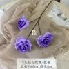 3 Rosas de Diamante Artificiales, Versión Asequible para Arreglos de Boda, Decoración de Exhibición en Centro Comercial, Arreglo Floral de Fondo, Arreglo Floral de Piso
