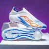 2026 Nuevos Zapatos de Fútbol Transfronterizos AG de Tacos Largos de Caña Baja para Hombres y Mujeres Jóvenes TF Zapatos de Fútbol para Entrenamiento con Tacos Venta al por Mayor