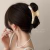 Piel de Tinta ~ Pinza Grande Simple Estilo Chino para Mujer 2024 Nuevo Accesorio para el Cabello de Gama Alta Pinza de Tiburón Elegante de Verano