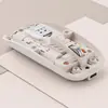Nuevo Ratón Bluetooth Inalámbrico Transparente Magnético de Doble Modo Oficina Óptico para Gaming Ratón de Carga Silenciosa