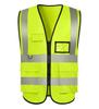 Chaleco reflectante, chaleco de seguridad reflectante, sitio de construcción, construcción, tráfico, ropa reflectante protectora multibolsillos, venta al por mayor