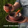 Xiangyuan Meimian Louça Tigela Pequena Restaurante de Hot Pot Comercial Restaurante Conjunto de Quatro Peças Imitação de Porcelana Estilo Montanha Prato de Acompanhamento
