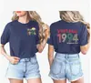 Comercio Exterior Tops para Mujer Comercio Electrónico Transfronterizo Amazon Camiseta de Algodón Colorida con Estampado de Montañas