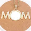 Colgante Personalizado de Foto Hip-Hop Europeo y Americano Incrustado con Circonita DIY Mismo Estilo de Marca Grande Collar Creativo con Foto