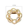Hebilla para Pañuelo de Seda, Anillo para Nudo de Esquina de Ropa, Broche de Lujo de Doble Uso de Alta Gama, Pin de Ramillete para Mujer, Accesorio para Bufanda, Joyería