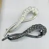 Horquilla Retorcida con Pedrería Estilo Nuevo Pinza para el Cabello Estilo Coreano para la Parte Trasera de la Cabeza Peinado Accesorios para el Cabello Venta al por Mayor para Mujeres