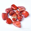 Suministro de fábrica Jaspe Rojo Natural partículas grandes piedra rodante piedra de aromaterapia decoración de escritorio de oficina Artesanía de Cristal