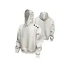 Sudadera con capucha bordada de mariposa con letras negras estilo American High Street para mujer, chaqueta juvenil de terciopelo de alta gama para otoño e invierno