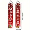 Cortina de Porta Couplet de Natal Floco de Neve Letreiro de Natal Bandeira Pendurada para Festa no Quintal Externo Amazon Temu Transfronteiriça Personalizável