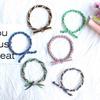Venta al por mayor de fábrica, tienda de 2 yuanes, joyería, accesorios para el cabello coreanos, tocado, doble trenza, trenza gruesa anudada, banda de goma, anillo para el cabello simple