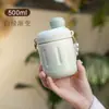 Mini Garrafa Térmica Estilo Novo para Meninas, Copo de Água Portátil para Crianças, Copo Anti-Queda, Copo Portátil, Logo para Presente