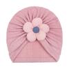 Gorro de Invierno Cálido para Bebé de Nuevo Estilo Europeo y Americano con Flores, Gorro Indio de Jacquard a Rayas para Bebé, Gorro Suave para el Cabello de Niña para Todas las Estaciones