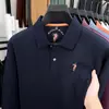 Otoño 2026 Más Vendido de Alta Gama Camisa Polo para Hombre de Manga Larga de Algodón Puro Bordada con Cuello de Solapa, Camiseta Casual de Moda para Hombre