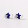 Joyería de Cerámica Jingdezhen Dulce Diseño Pendientes de Dos Colores Personalidad de Estudiante Regalo Pendientes Estilo Frío Simple